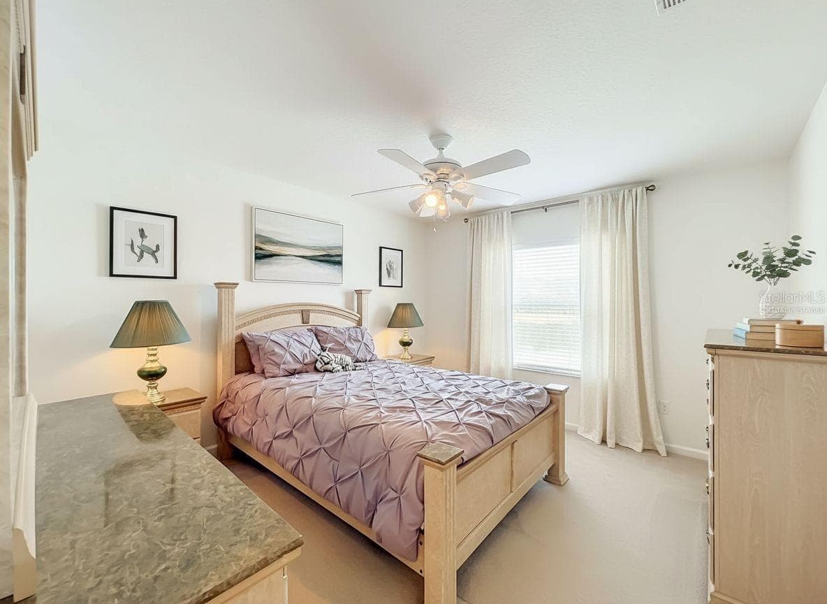 Third Bedroom - virtually staged decoration - 16543 CEDAR CREST DR, ORLANDO