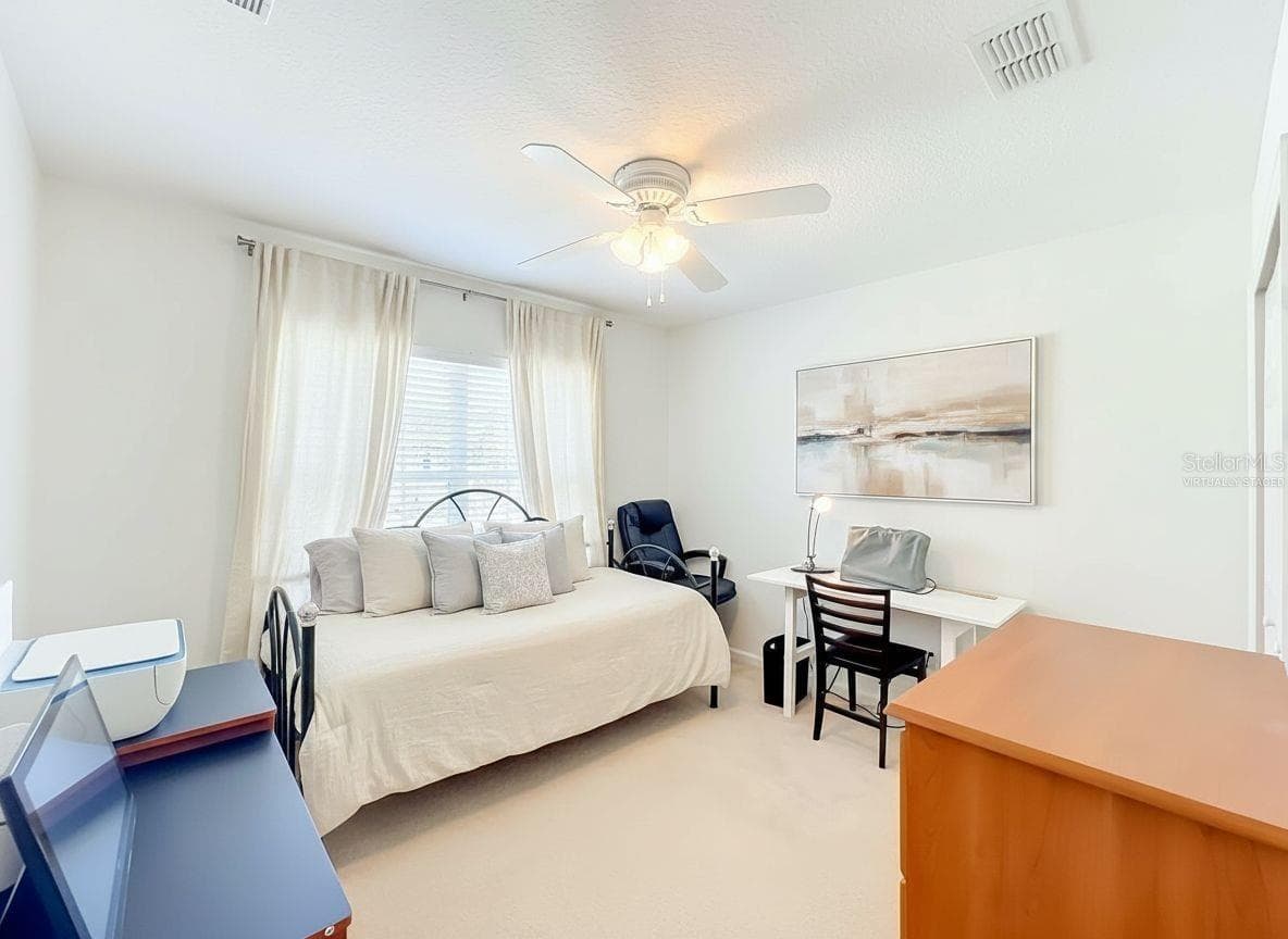 Fourth bedroom - virtually staged decoration - 16543 CEDAR CREST DR, ORLANDO