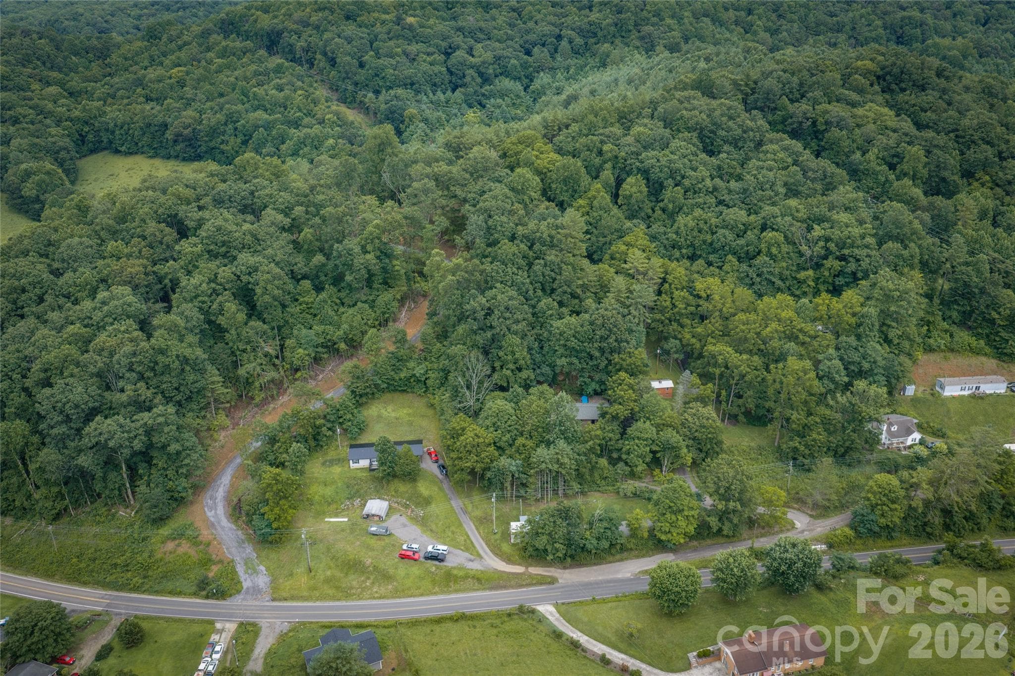 Aerial View of acreage - 7 Wid Smith Road, Burnsville