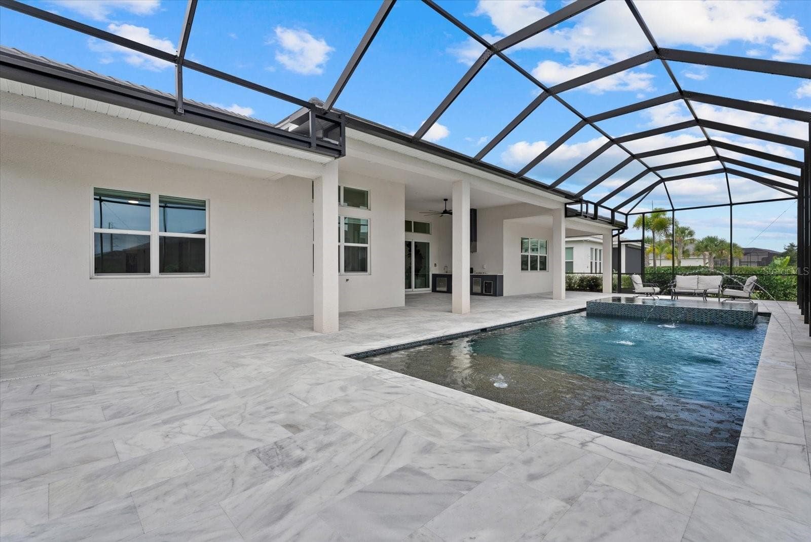 Spa, Pool & Marble Lanai - 8133 NEVIS RUN, LAKEWOOD RANCH