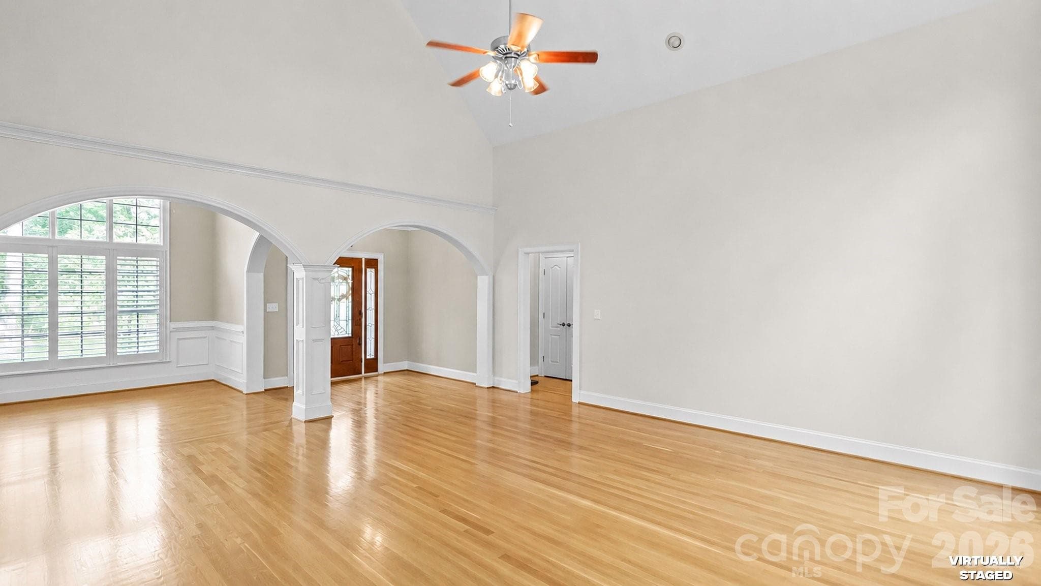 Great room/Dining Room empty - 265 Westminster Court, Asheboro