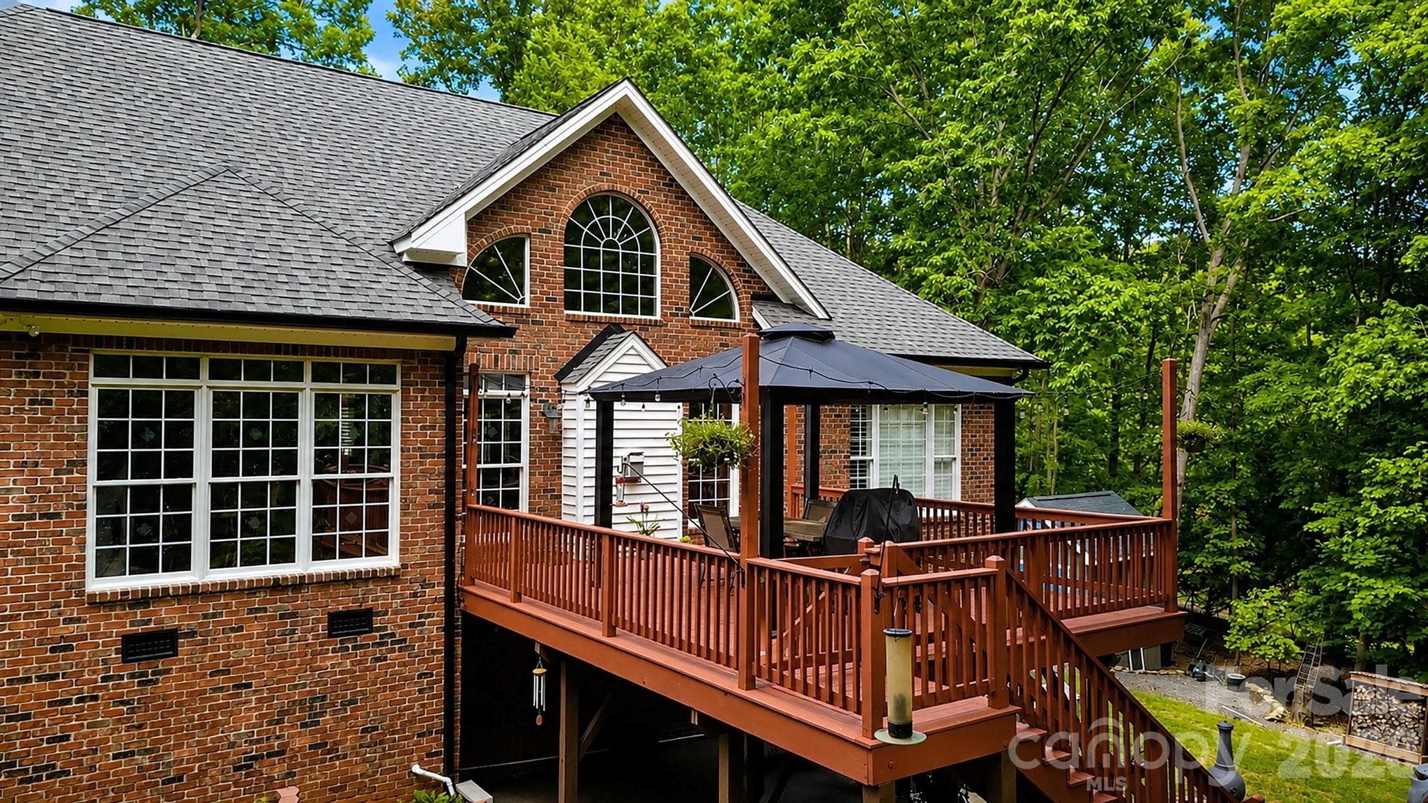 Rear Deck - 265 Westminster Court, Asheboro