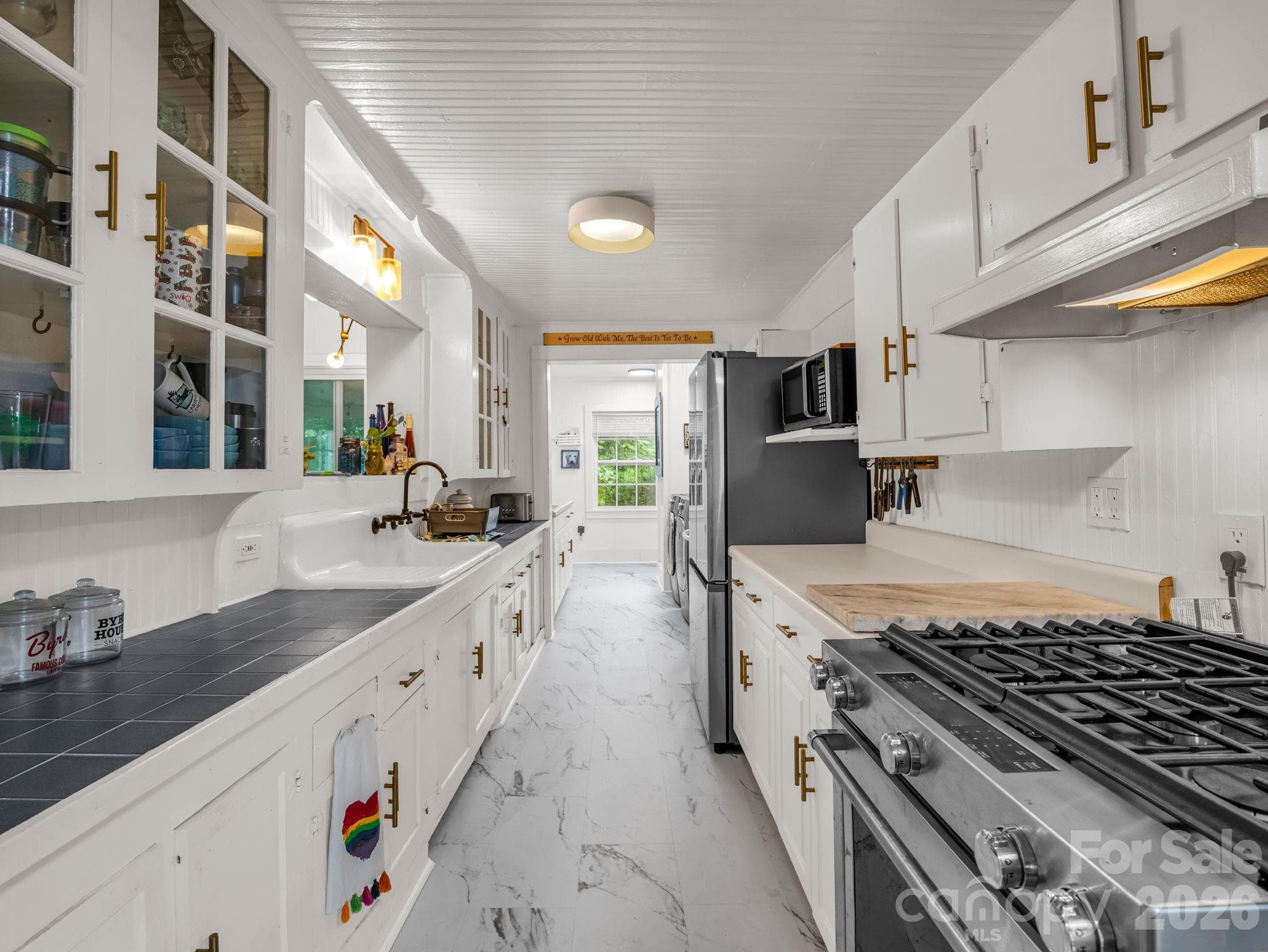 Updated Kitchen with Gas Range - Black Mountain