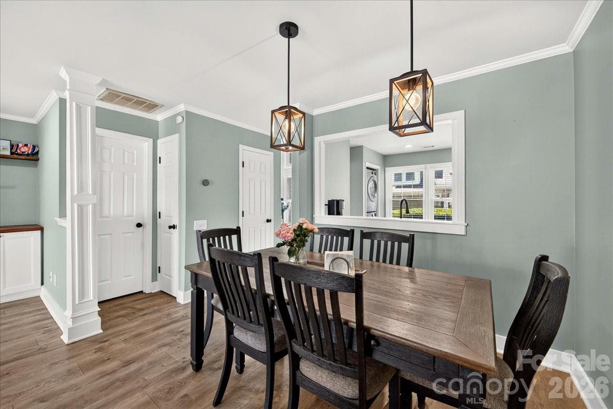 Dining room off the kitchen - 8220 Legare Court, Charlotte