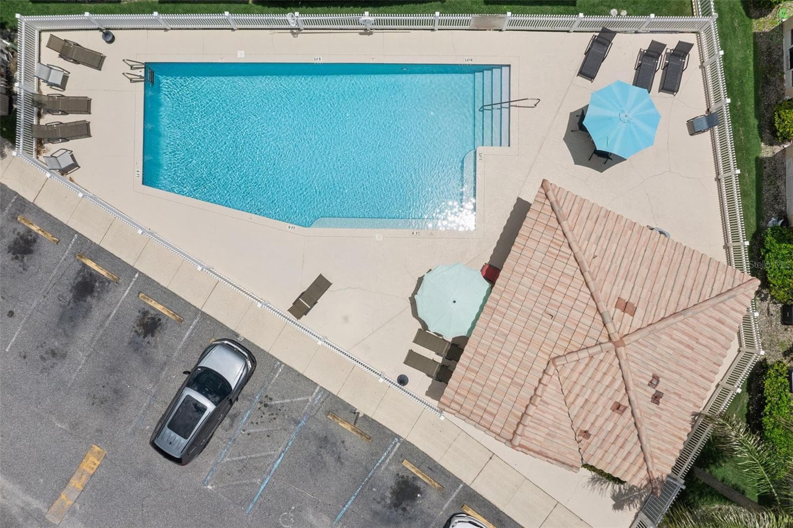Aerial Community Pool & Gym - 674 SANDY NECK LN #104, ALTAMONTE SPRINGS