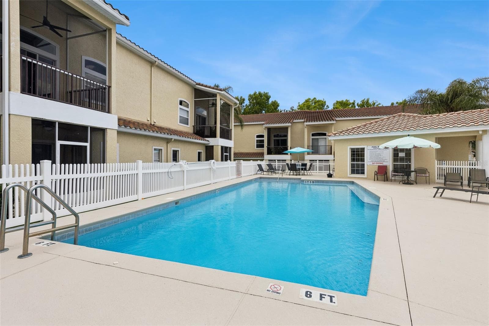 Pool view - 674 SANDY NECK LN #104, ALTAMONTE SPRINGS