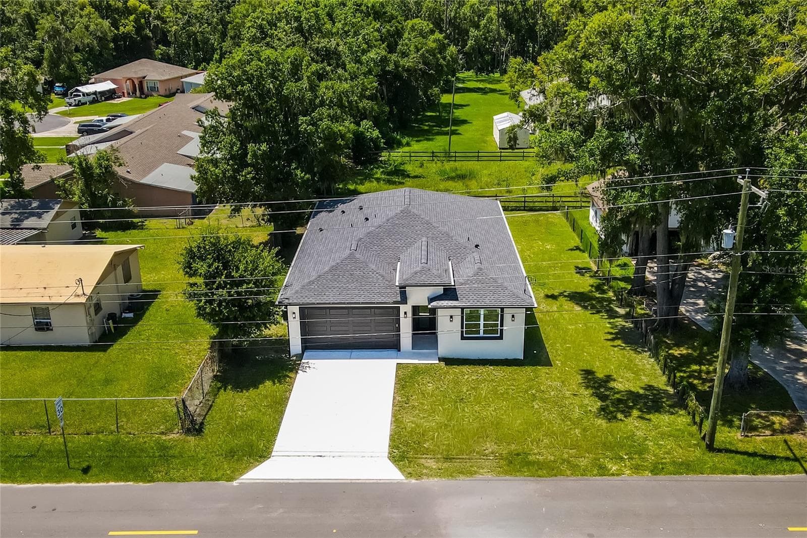 Aerial View - 2203 W LOWRY AVE, PLANT CITY