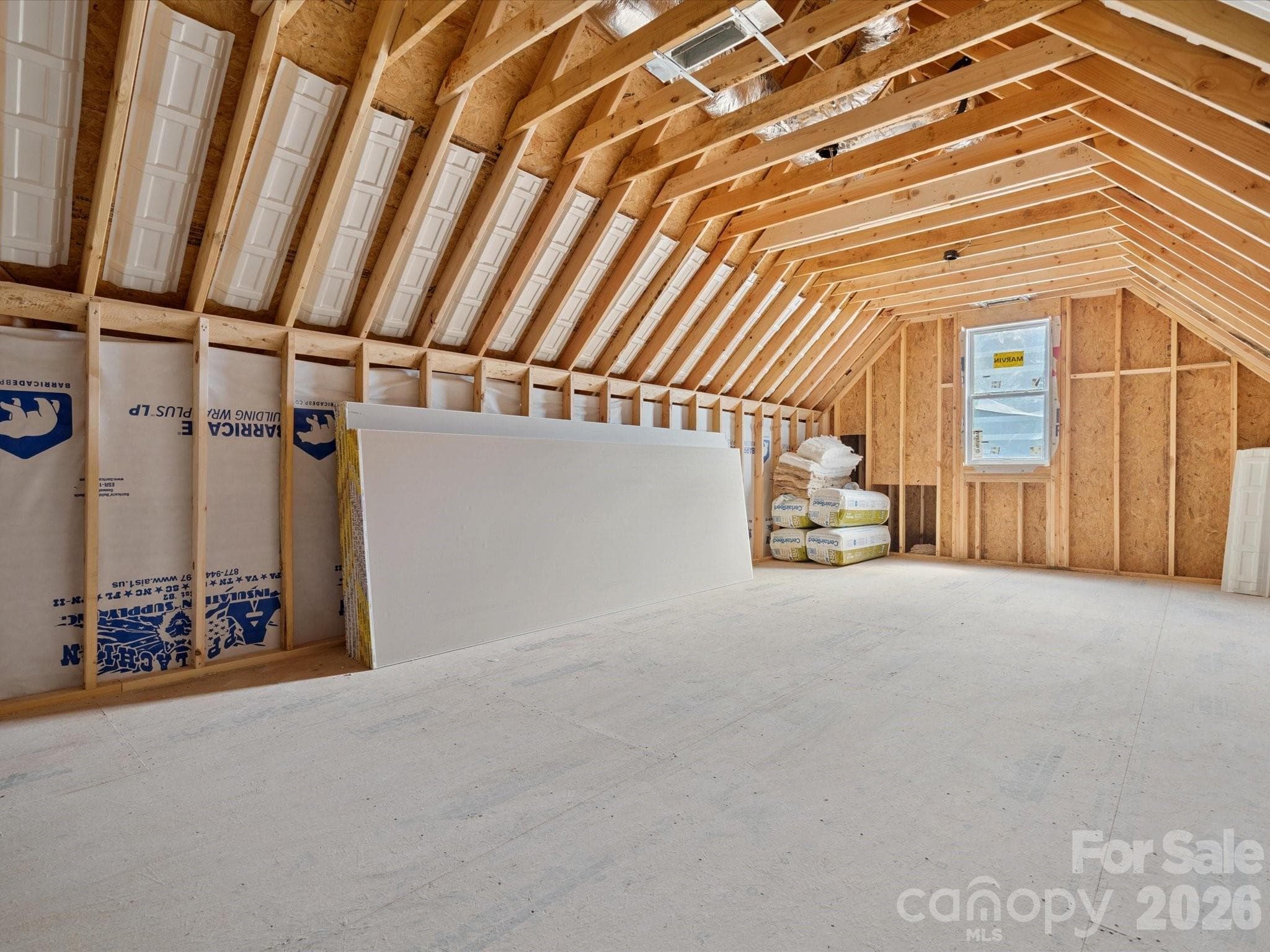 heated and cooled unfinished upper - 8018 Fairmont Drive, Waxhaw