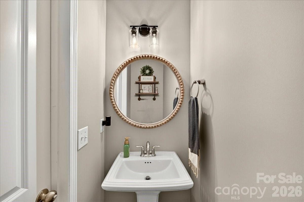 Half Bath Down Stairs - 7585 Hartsfield Drive, Lancaster
