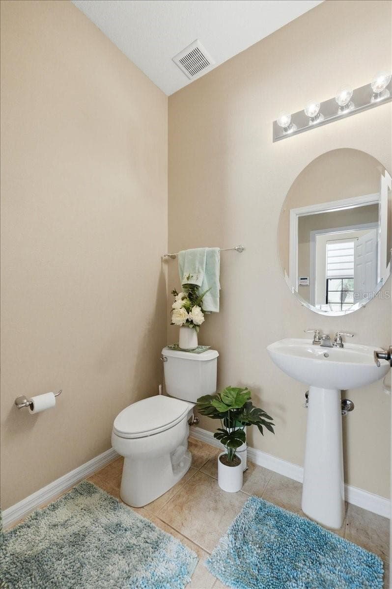Downstairs Powder room/Guest bath - 268 OAK LANDING LN, MULBERRY