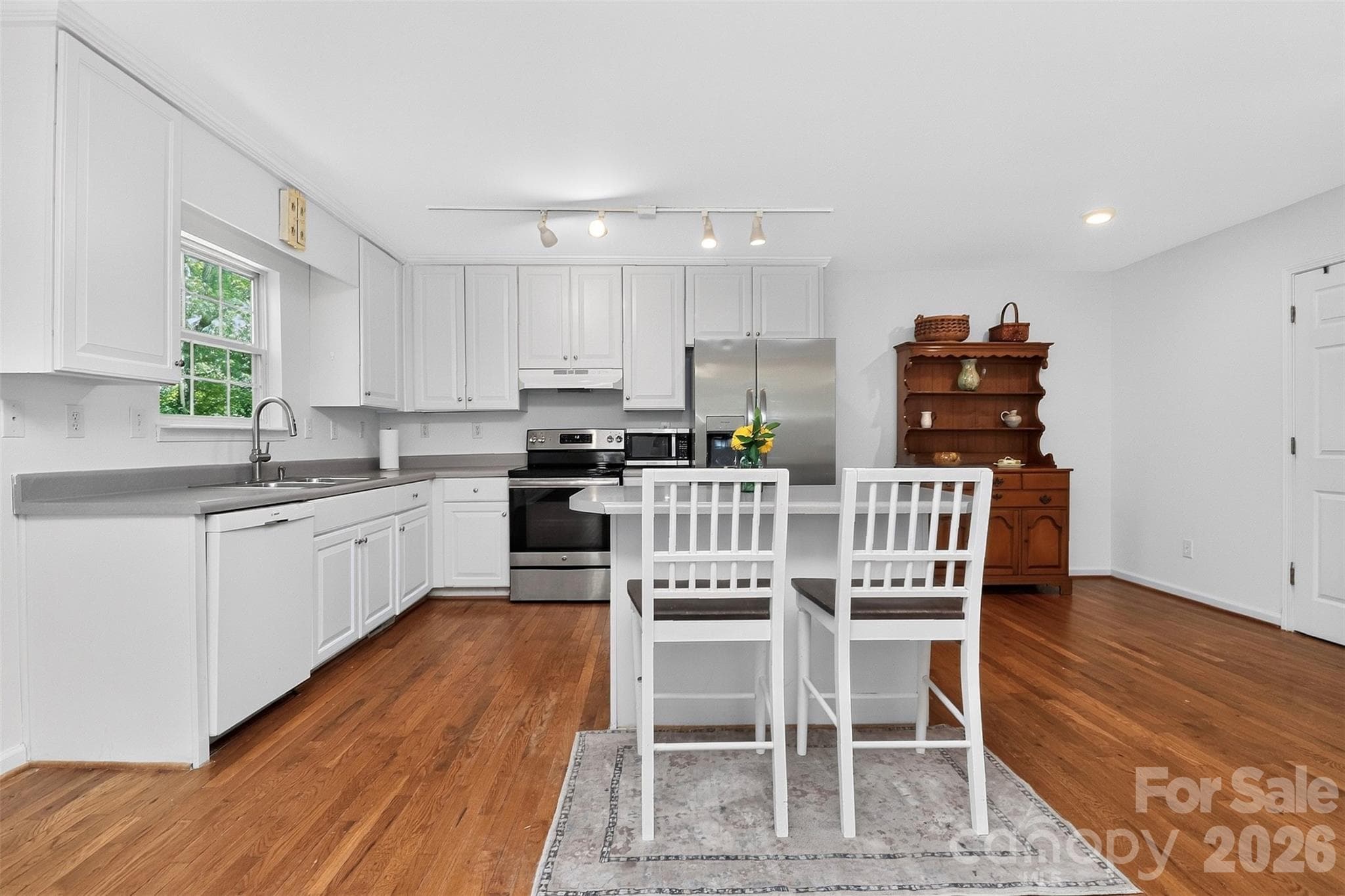 Spacious kitchen with island! - 7912 Ritter Drive, Charlotte