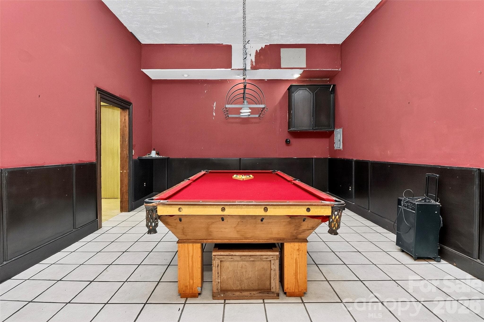 Seller's "Man Cave" pool table can stay or be removed! - 7912 Ritter Drive, Charlotte