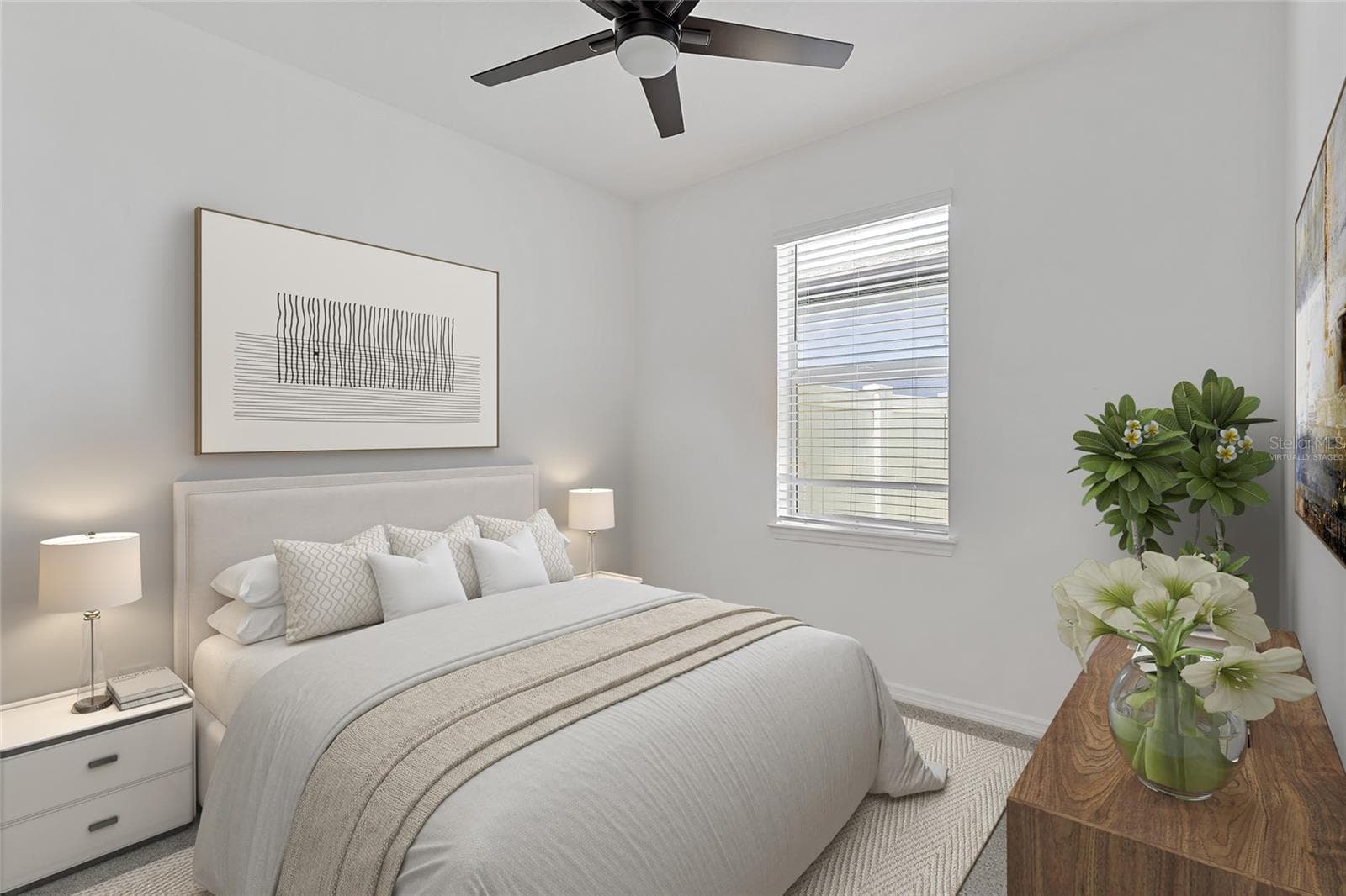 another bedroom in front (virtually staged) - 3009 61ST DR E, ELLENTON