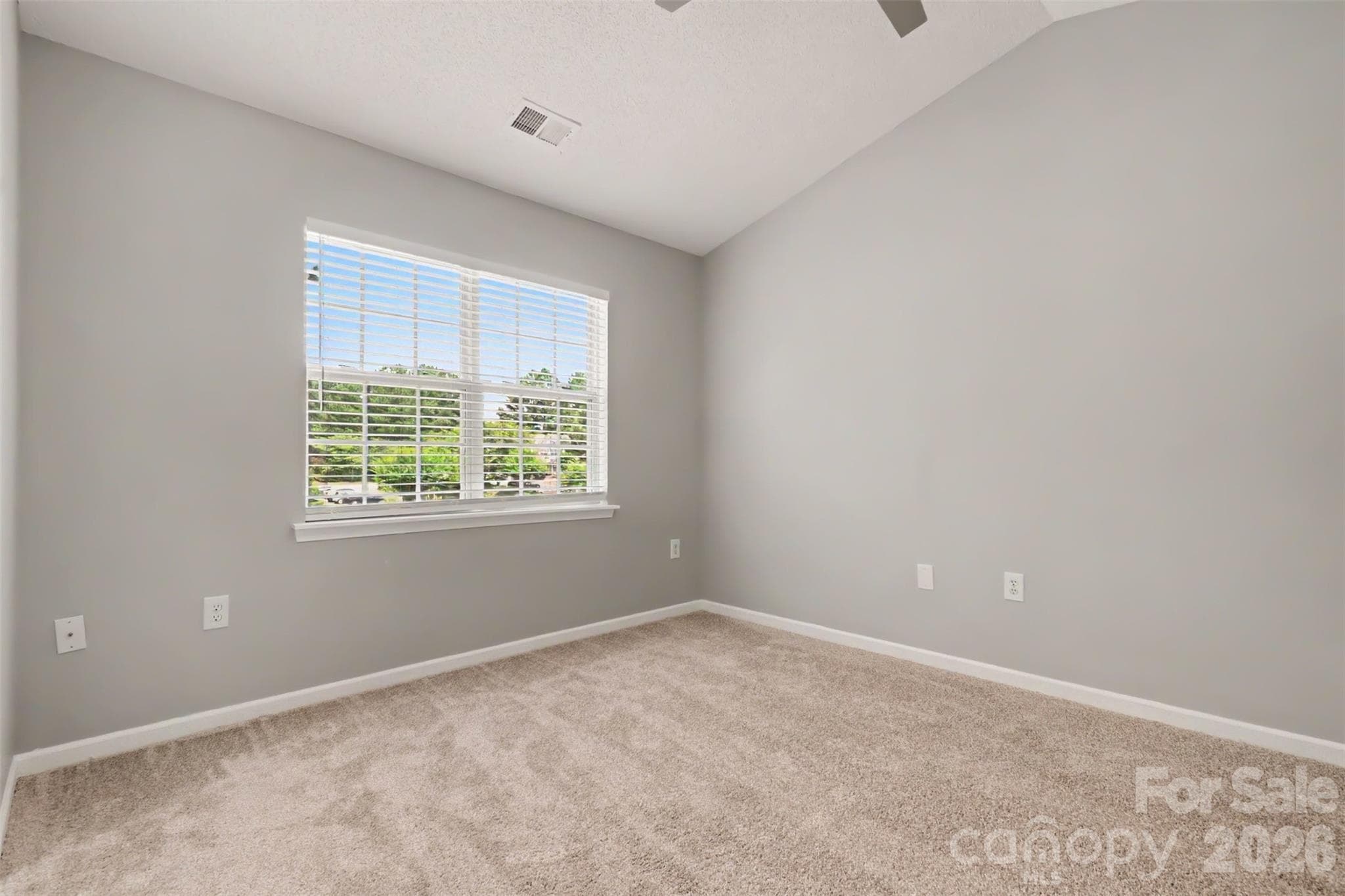 Bedroom #2 Tons of natural light and vaulted ceiling - 12683 Bluestem Lane, Charlotte
