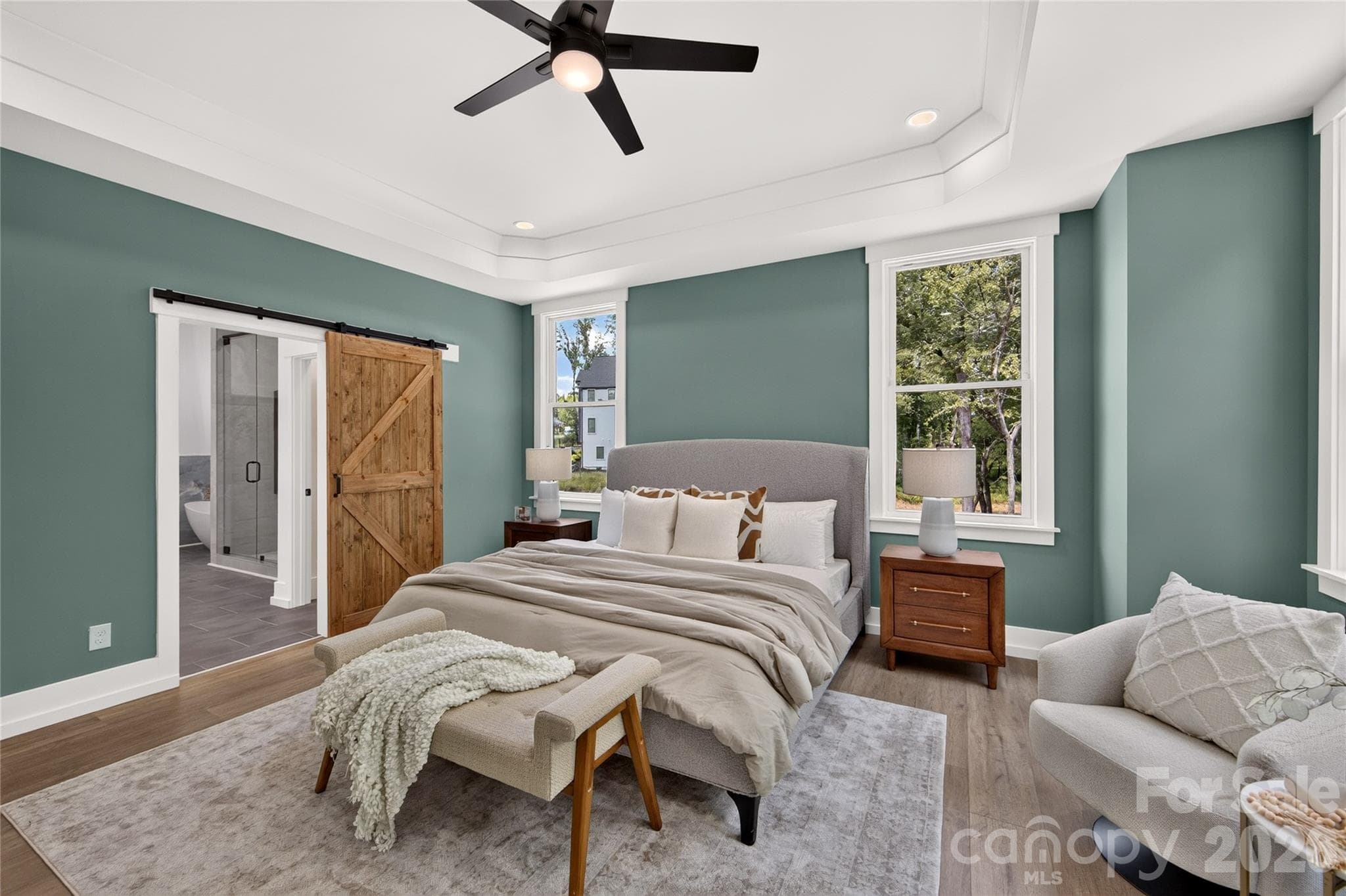 Primary bedroom - 3141 Brayland Avenue, Matthews