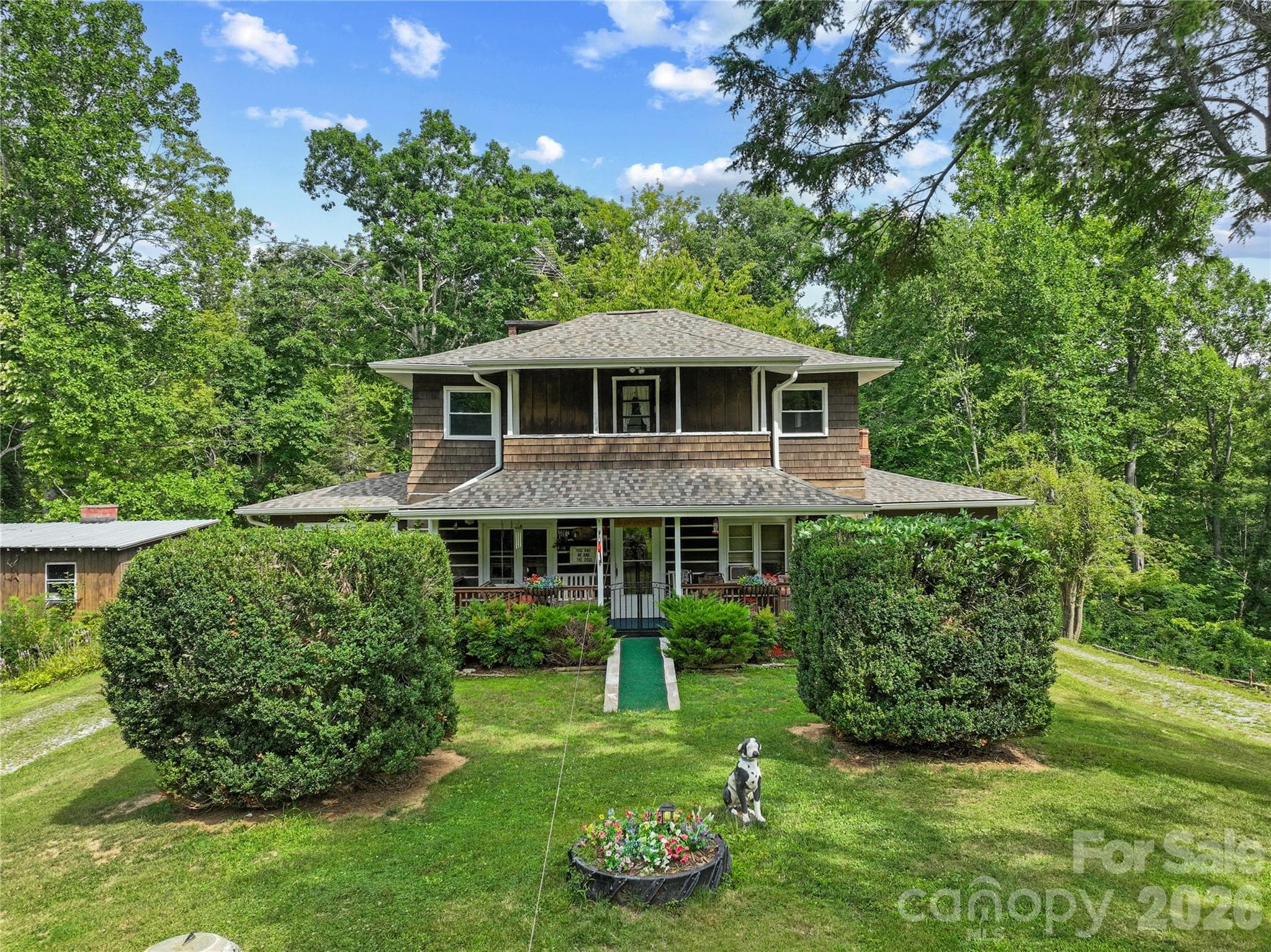 Front view of the home - 3151 N Bearwallow Road, Hendersonville