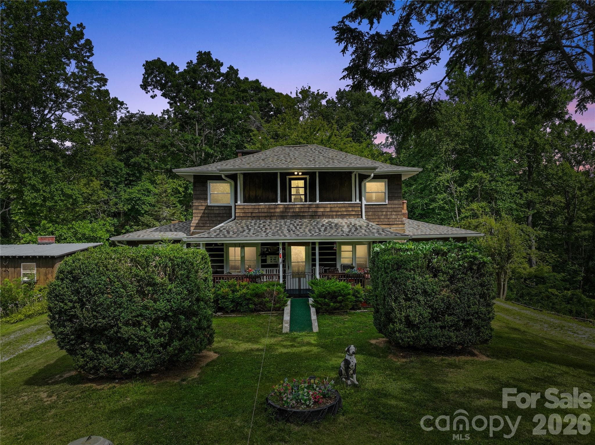 Night time on Bearwallow - 3151 N Bearwallow Road, Hendersonville
