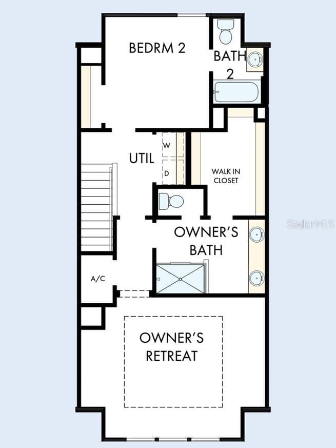 Floor Plan Third Floor - 450 31ST WAY N, ST PETERSBURG