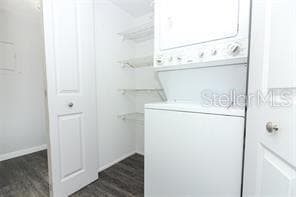 laundry area combo washer and dryer - LAKE LOTUS CLUB 1 A CONDO, ALTAMONTE SPRINGS