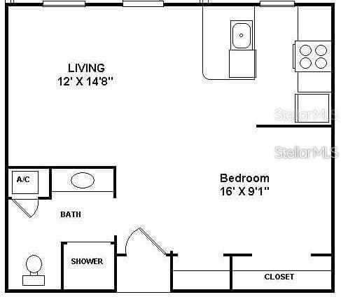 Floor Plan - - 860 N ORANGE AVE #145, ORLANDO