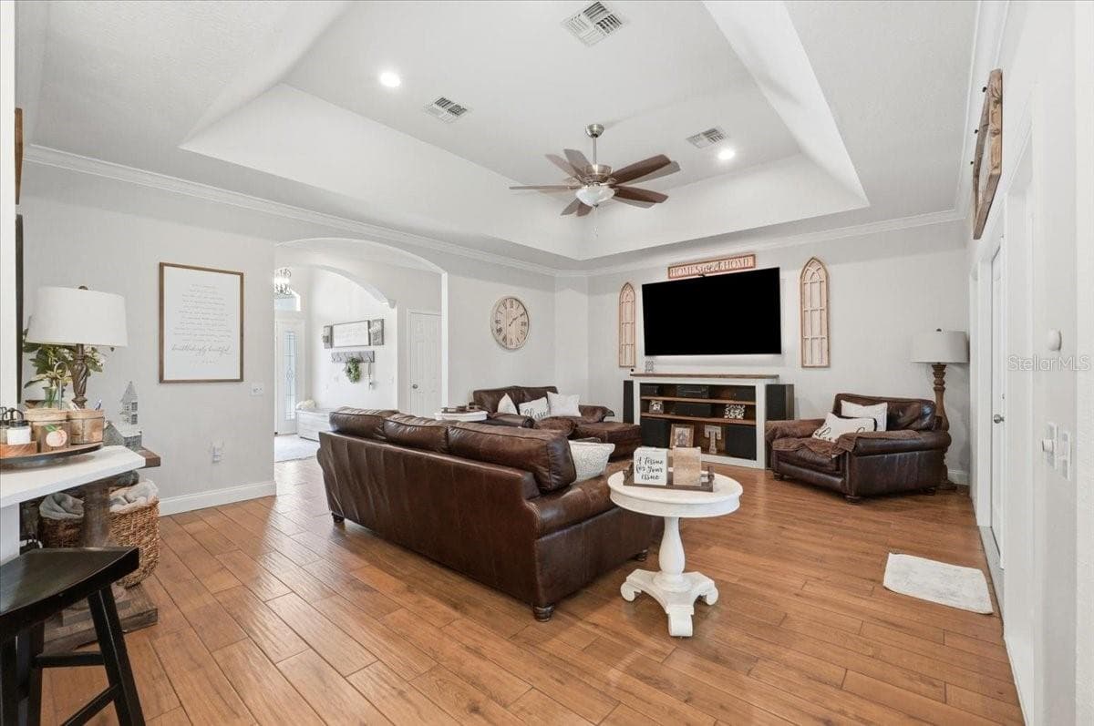great room - 3158 BEAUCHAMP CT, WINTER HAVEN