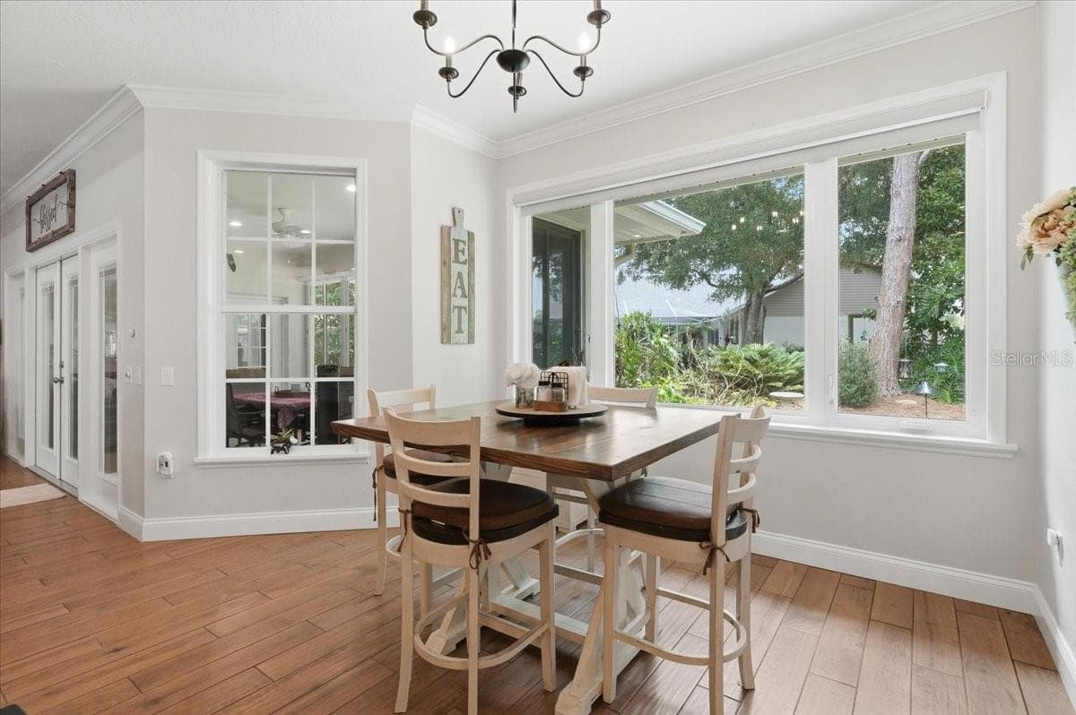 quaint breakfast nook for casual dining - 3158 BEAUCHAMP CT, WINTER HAVEN