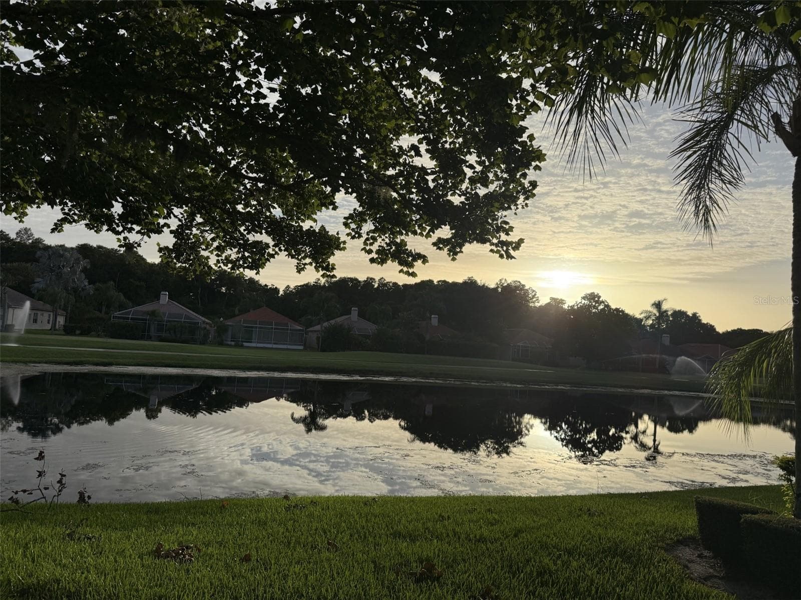 Sunset view from your lanai - 1338 DARTFORD DR, TARPON SPRINGS