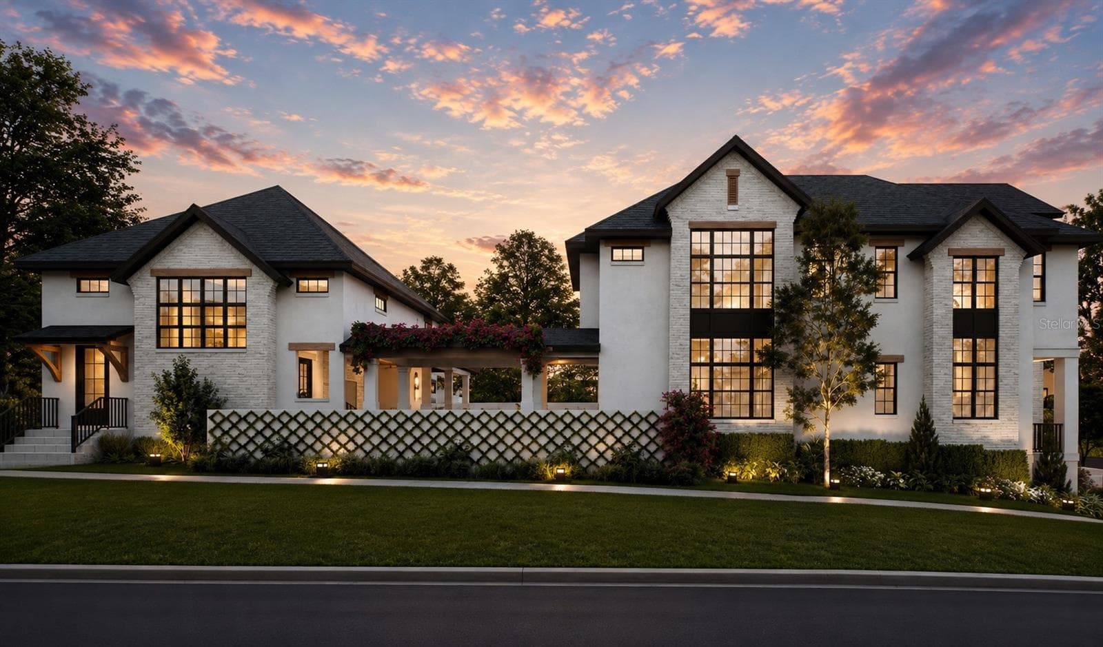 Corner view with ADU on the left - 2313 N RIVERSIDE DR, TAMPA