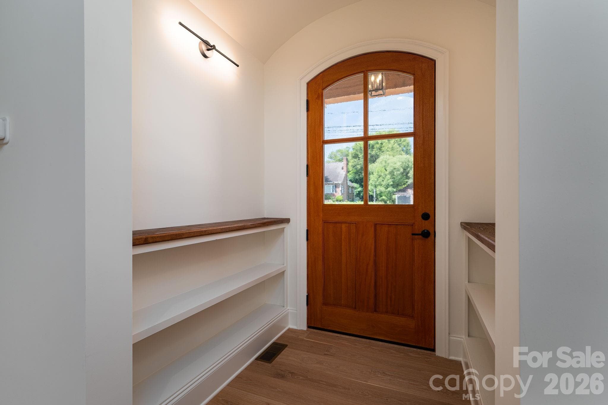 Beautiful solid wood door - 526 N Aspen Street, Lincolnton