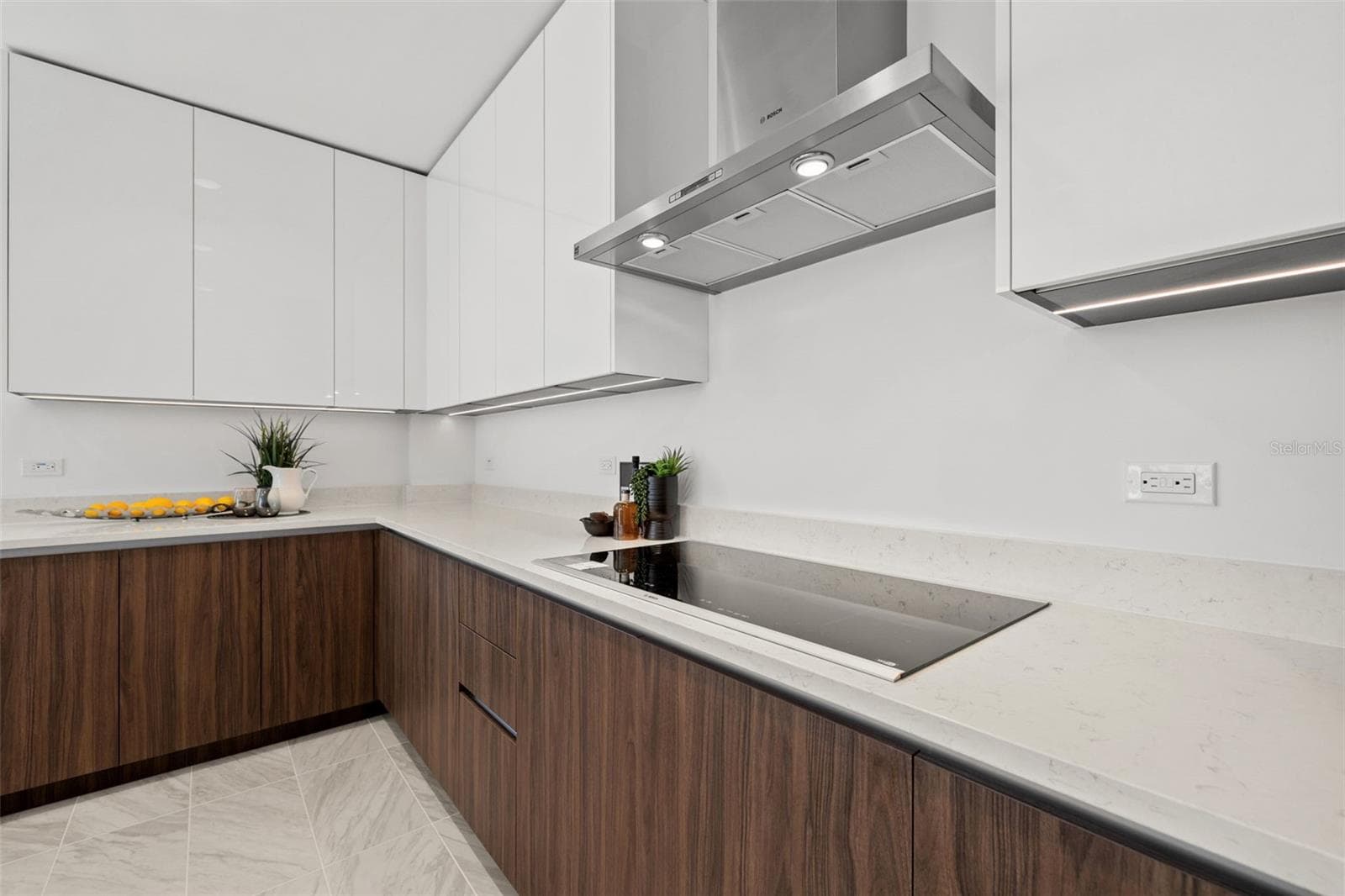 Bosch induction cooktop, quartz countertops and under cabinet lighting - 777 3RD AVE N #805, ST PETERSBURG
