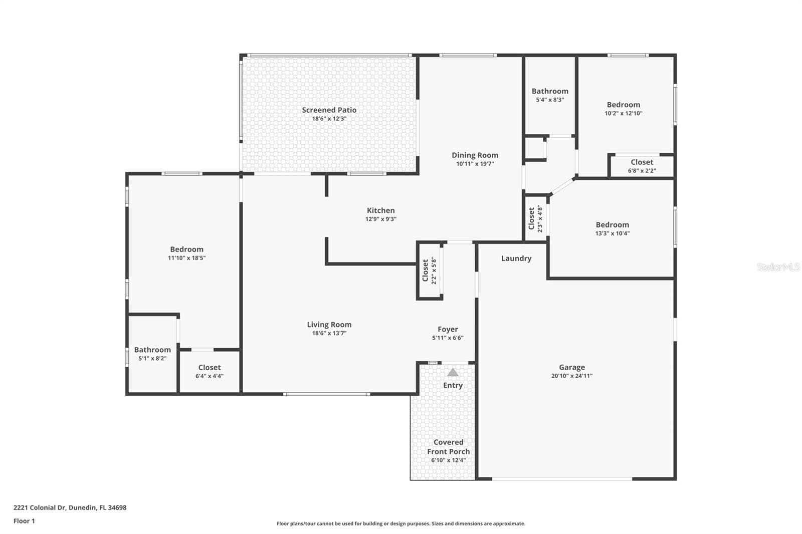 Single Family Residence at 2221 COLONIAL DR, DUNEDIN, photo 48 of 48