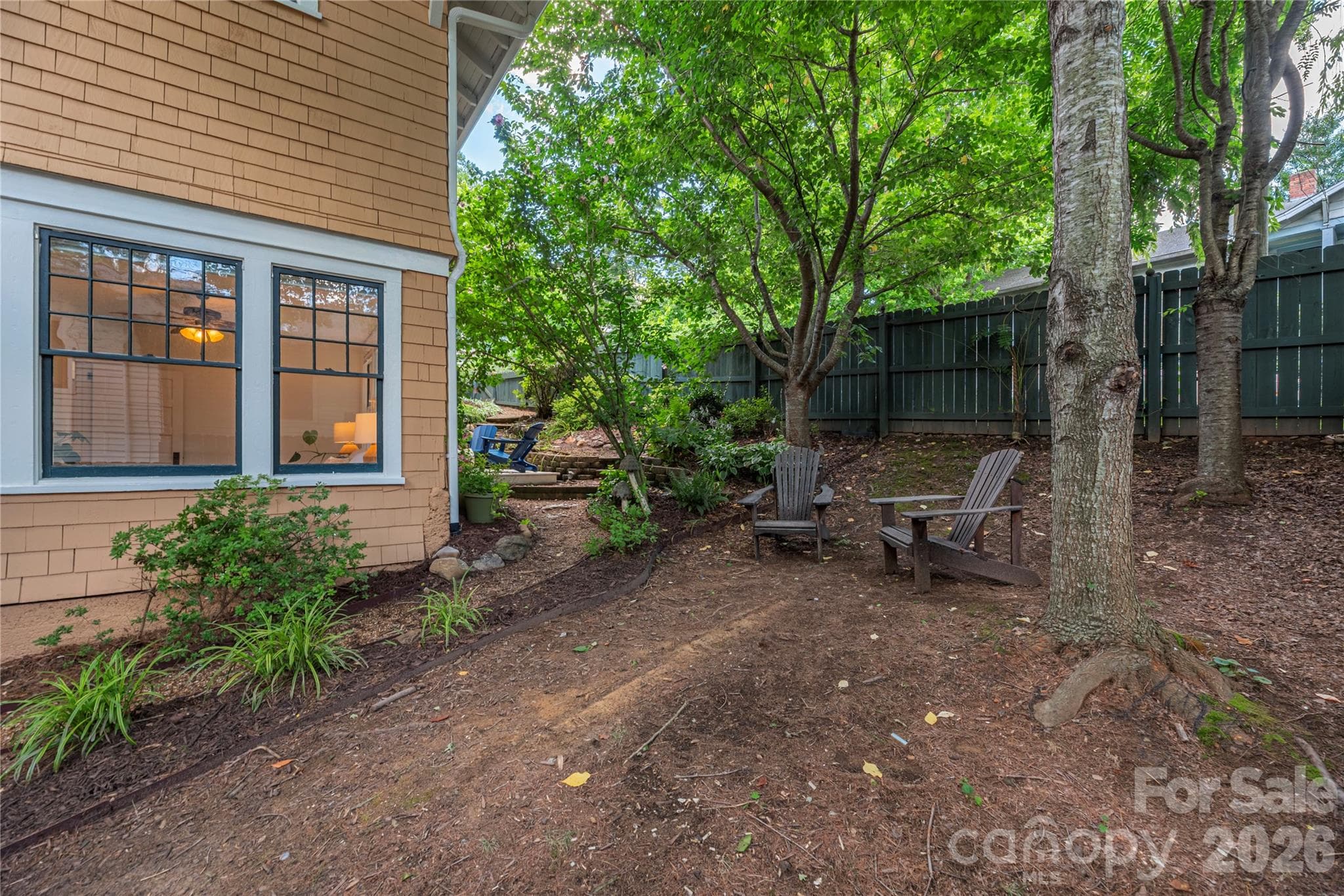 Potential for driveway in this back corner - 302 Hillside Street, Asheville