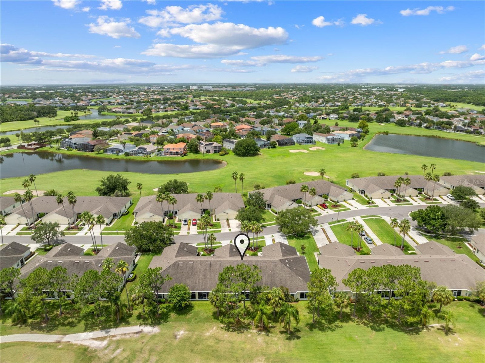 Great ariel view with golf courses everywhere! - 153 CLUB VILLAS LN, KISSIMMEE