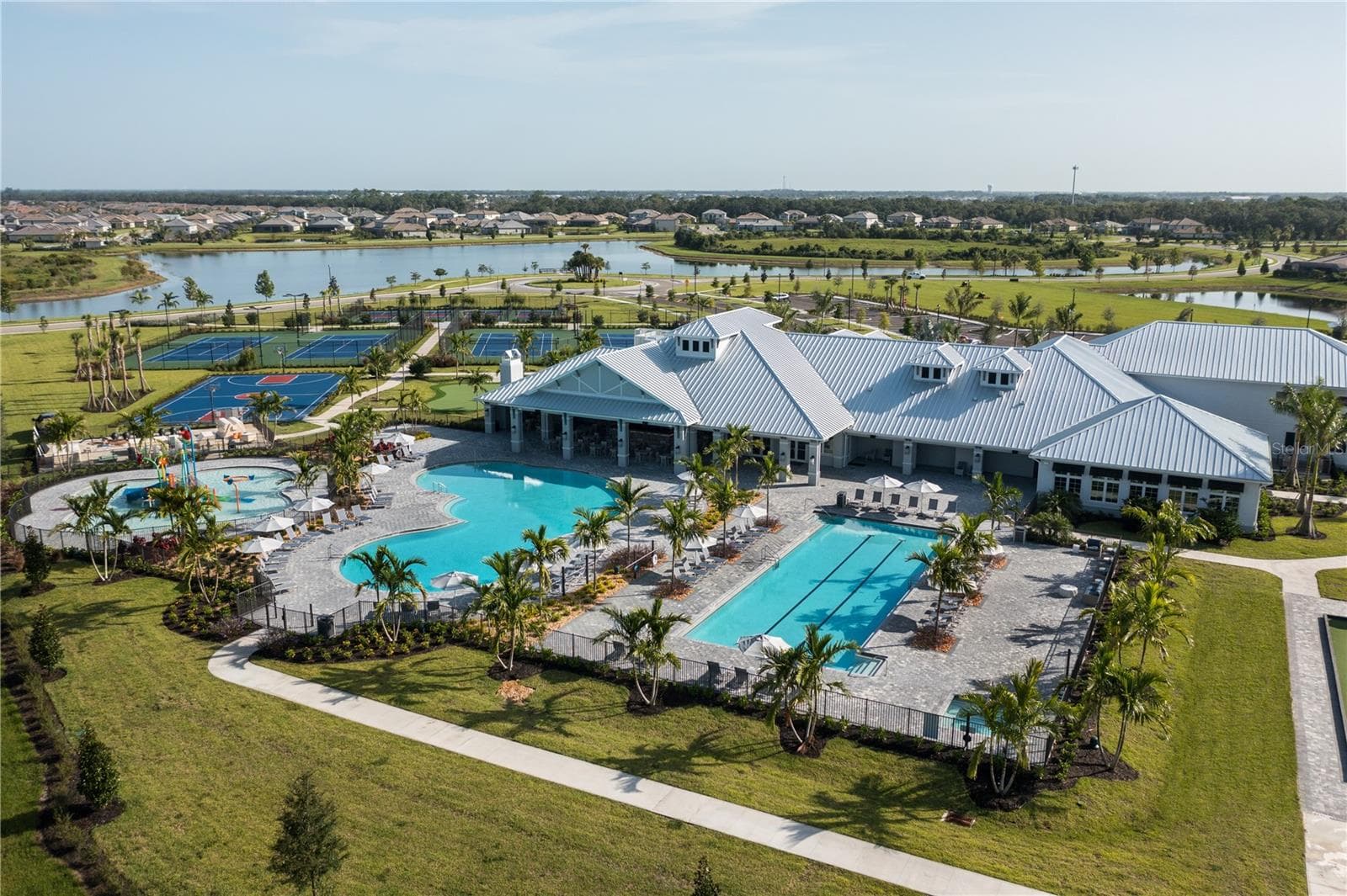 Multiple Pool Overview - 5250 CORAL REEF WAY, LAKEWOOD RANCH