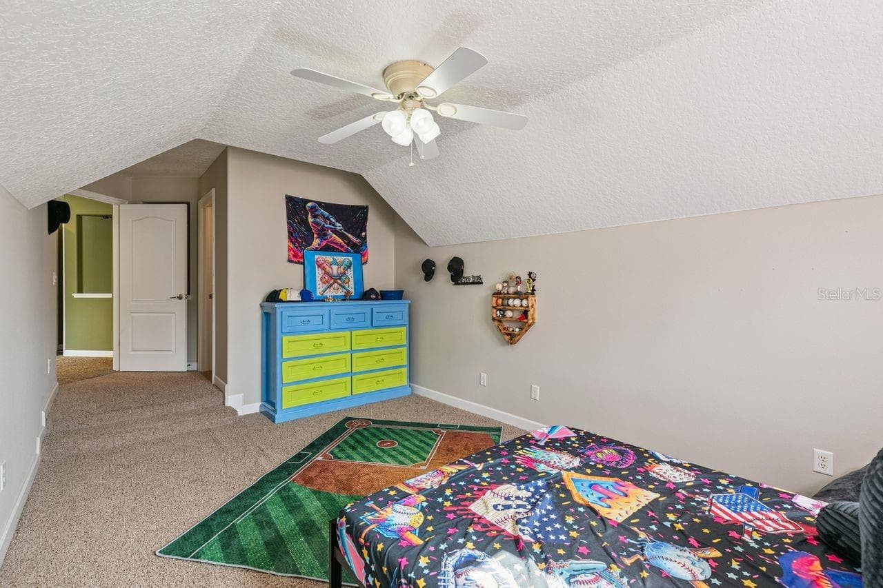 Fourth Bedroom on Second Floor or Flex Bonus Room with Walk-In Closet - 36137 MATTAWAN DR, EUSTIS