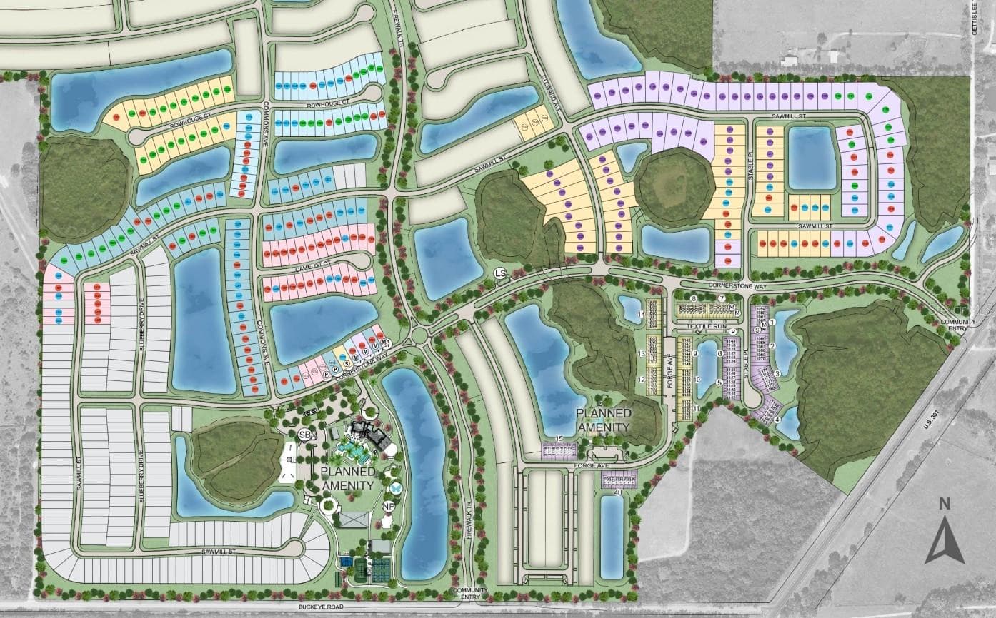 Firethorn Sitemap - 13512 SAWMILL ST, PARRISH