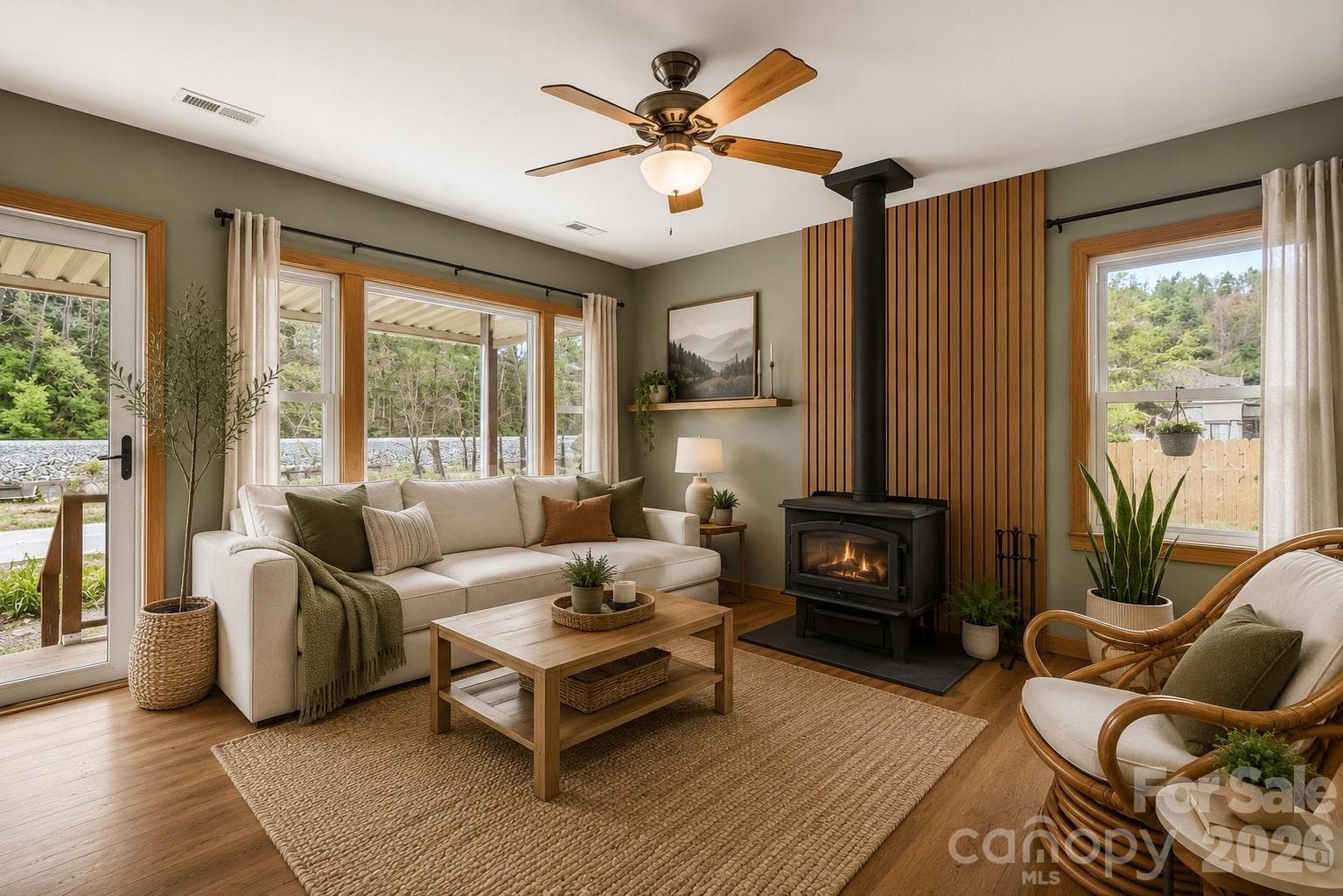 Easily transform your living area with paint and decor if you like. - Old Fort