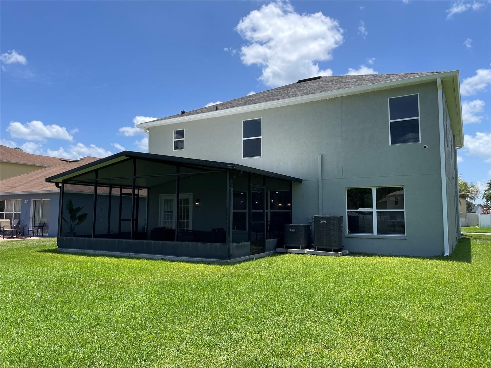 Big backyard - 5036 WHISTLING PINES CT, WESLEY CHAPEL