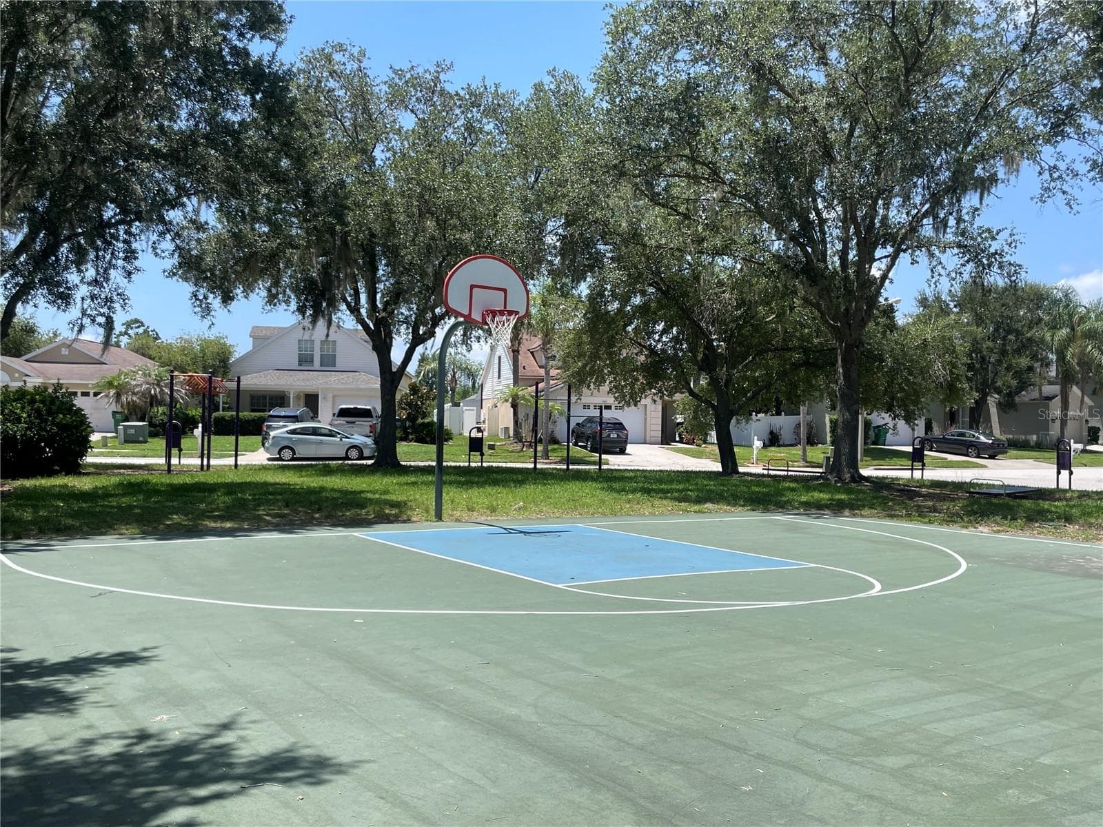 Basketball and tennis courts plus a fitness area - 5036 WHISTLING PINES CT, WESLEY CHAPEL