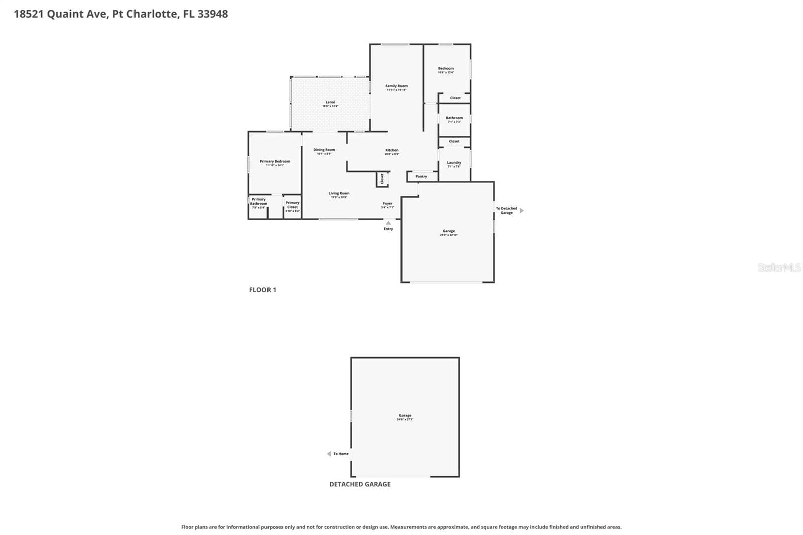Single Family Residence at 18521 QUAINT AVE, PORT CHARLOTTE, photo 34 of 36
