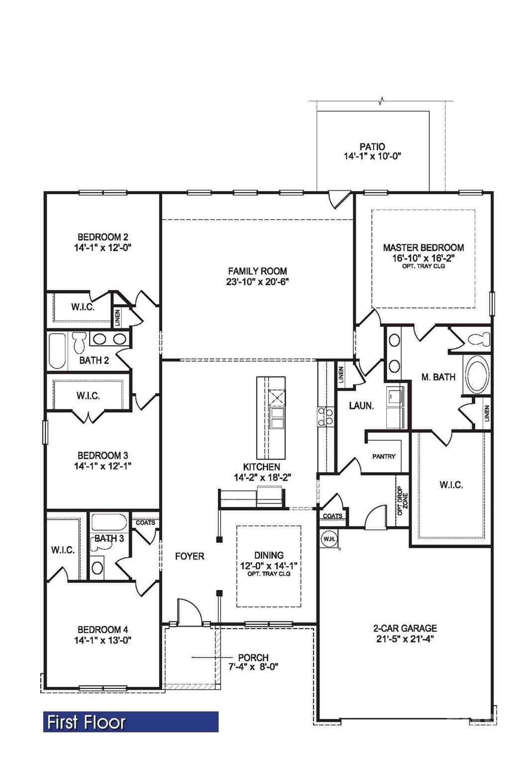 Floor Plan - 5122 Colchester Court, Catawba