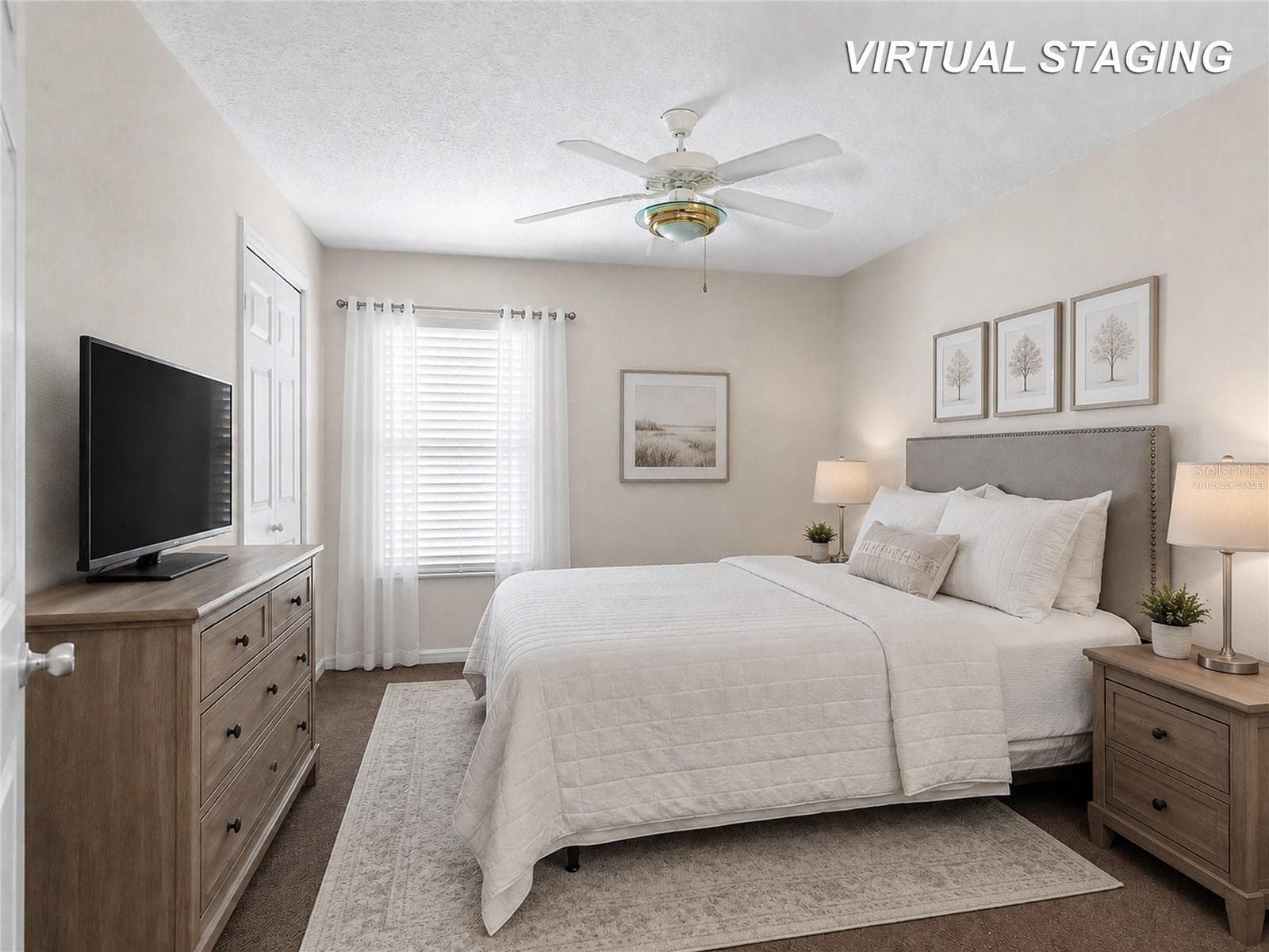 BEDROOM 3 -(VIRTUALLY STAGED) - 3101 ARCHER AVE, THE VILLAGES