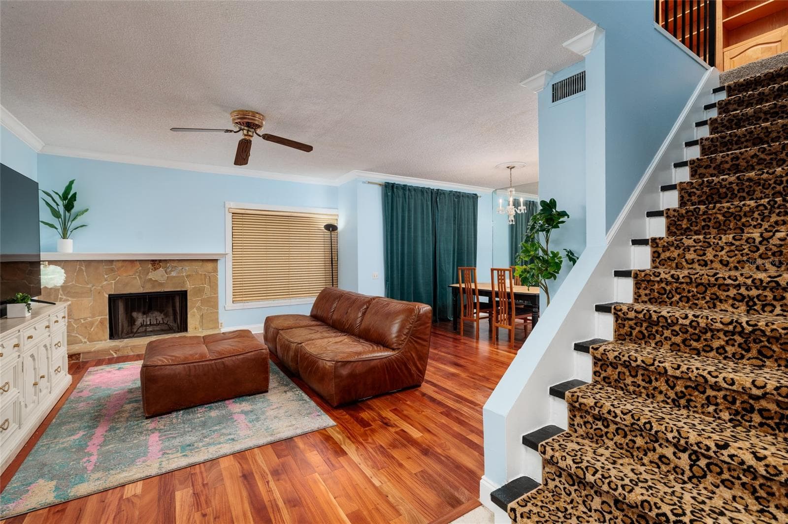 Living Room/Stairs - 1750 LAKE CYPRESS DR #1002, SAFETY HARBOR