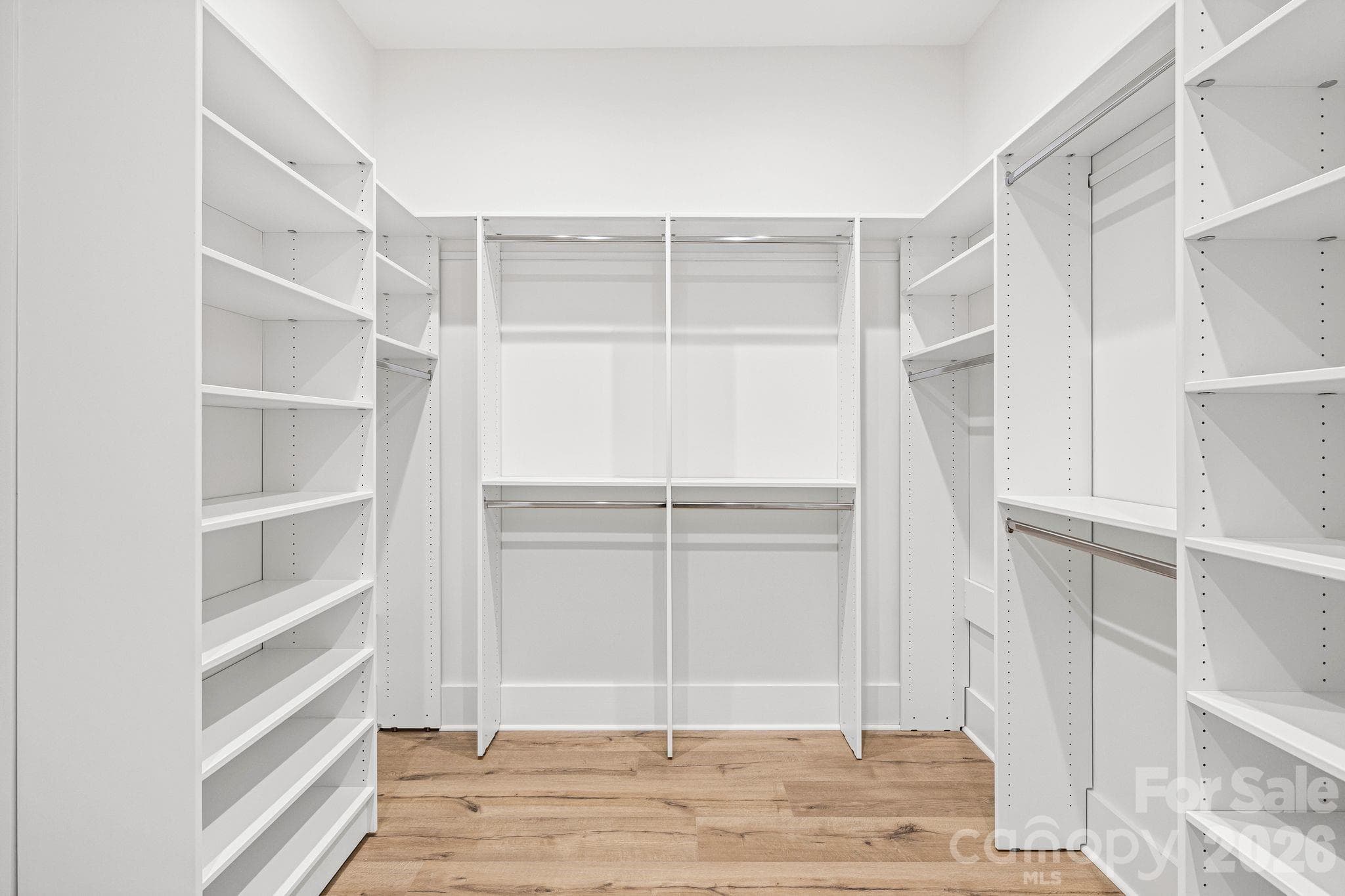 Primary Custom Walk-in Closet - 121 Juniper Road, Mooresville