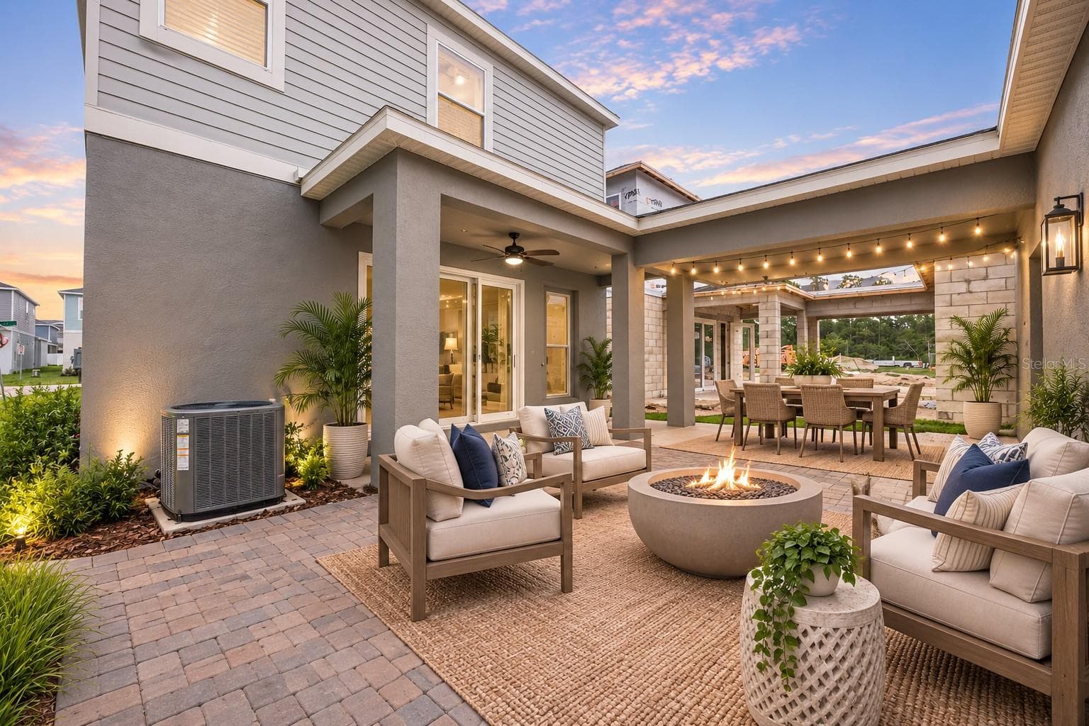 back court yard - 13043 SERENE GLADE RD, WINTER GARDEN