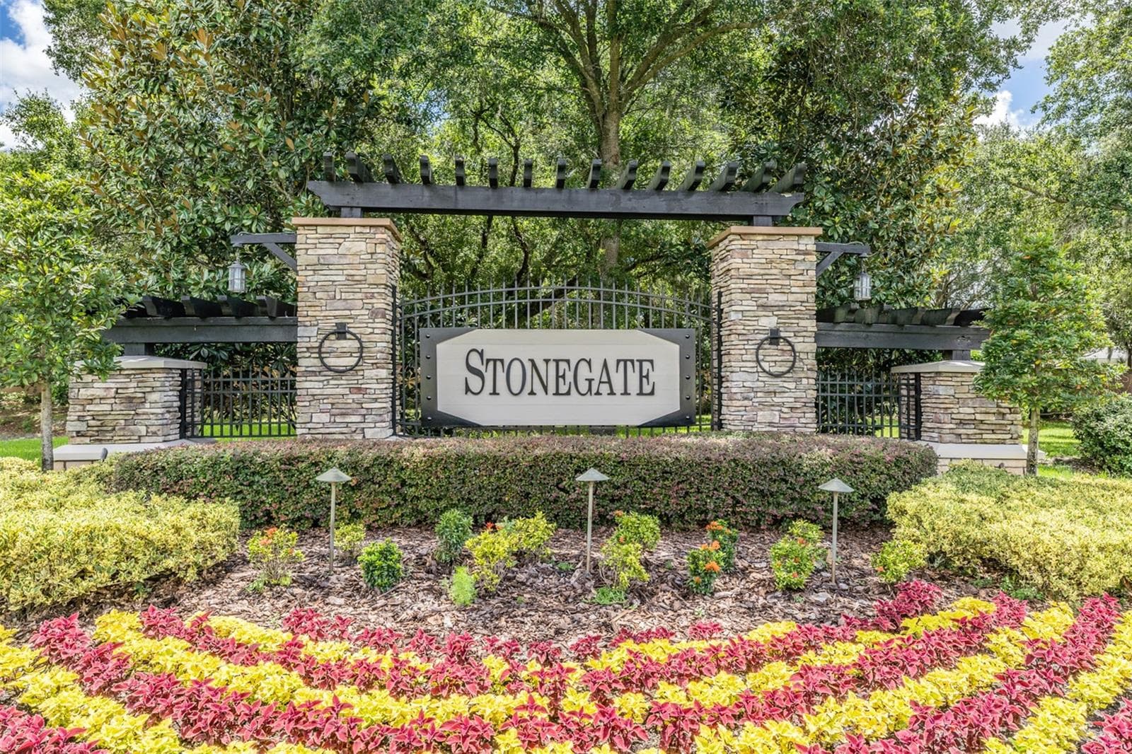 Stonegate Entrance welcomes you HOME~! - 3038 MARBLE CREST DR, LAND O LAKES