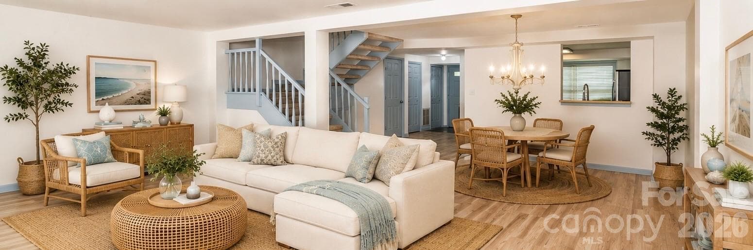 Virtually Staged - 7340 Pebblestone Drive, Charlotte