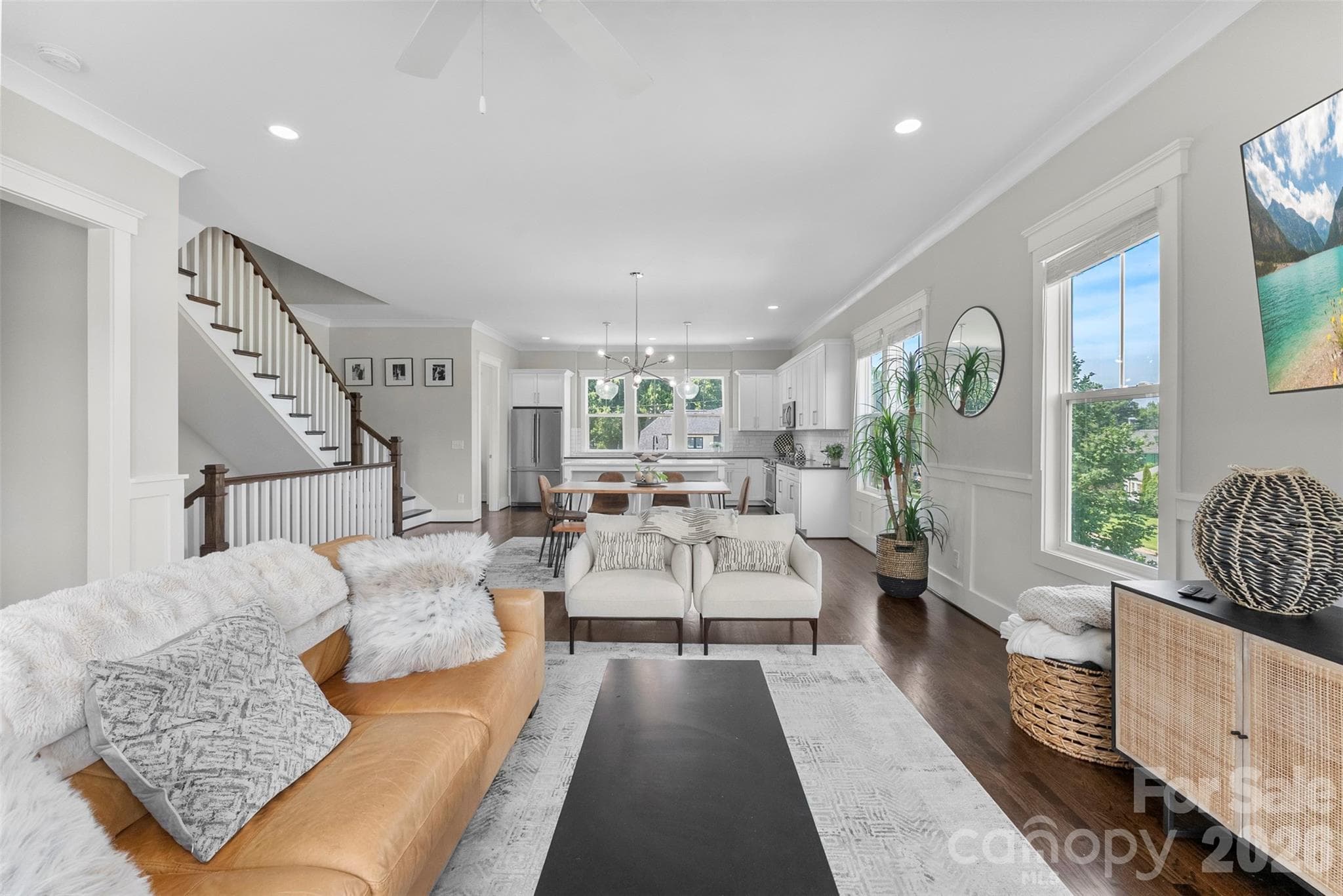 Living Room - 543 Greystone Road, Charlotte