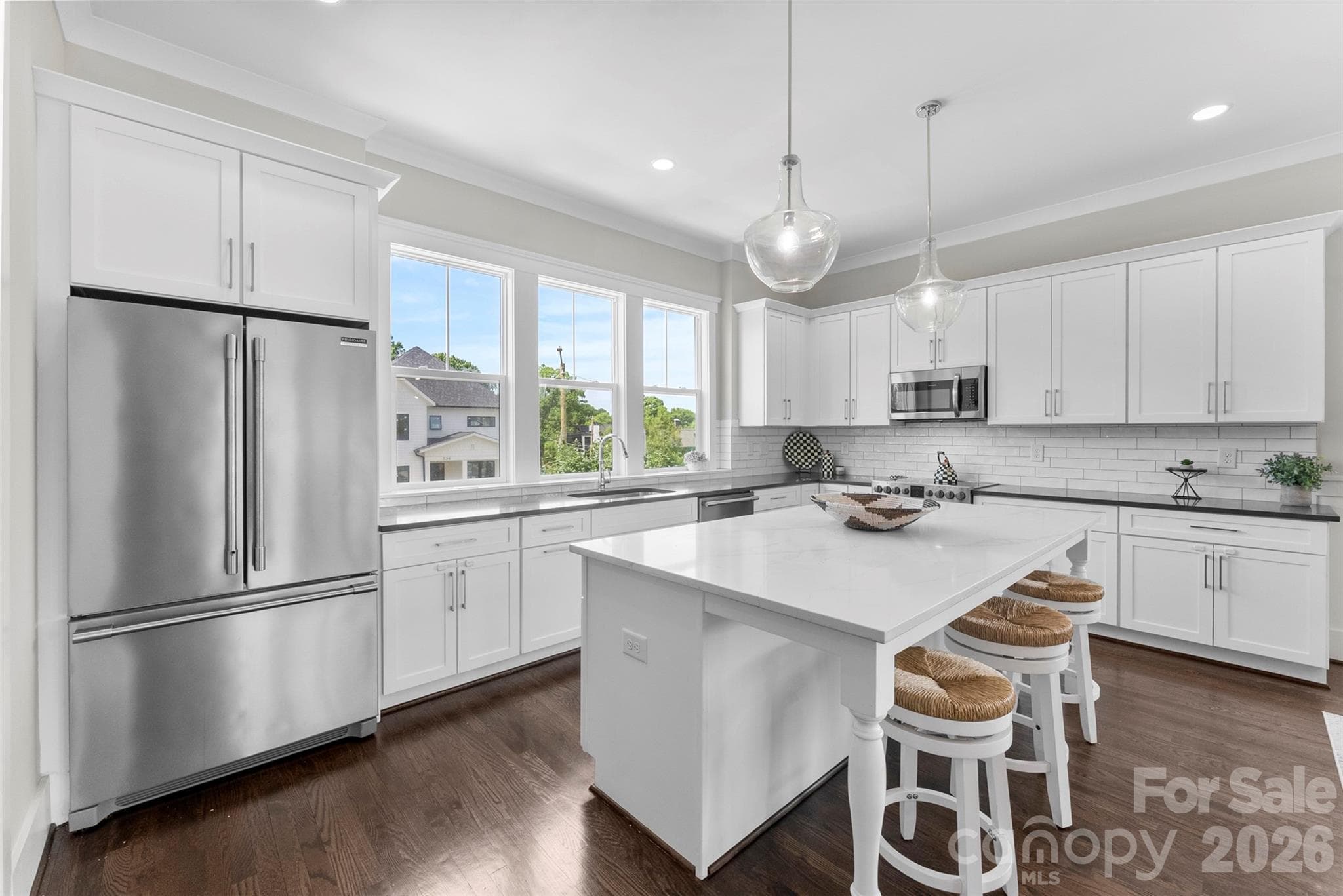 Kitchen with tons of natural light - 543 Greystone Road, Charlotte