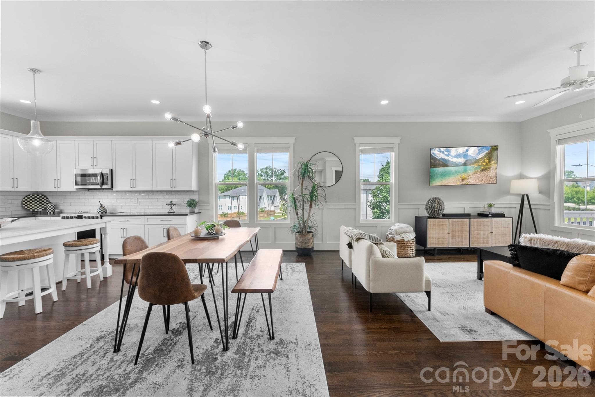 Dining area - 543 Greystone Road, Charlotte